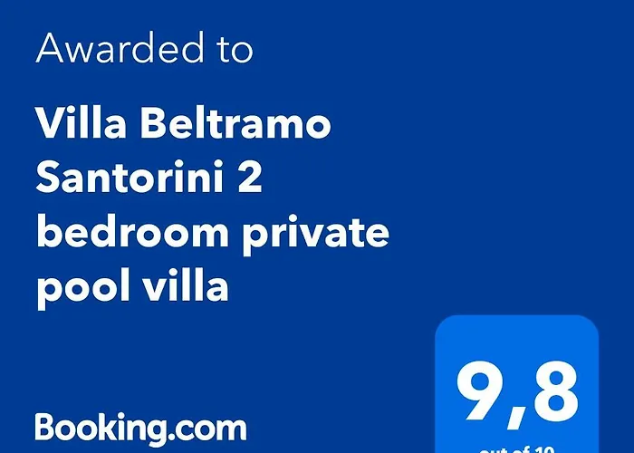 Villa Beltramo Santorini 2 Bedroom Private Pool Villa